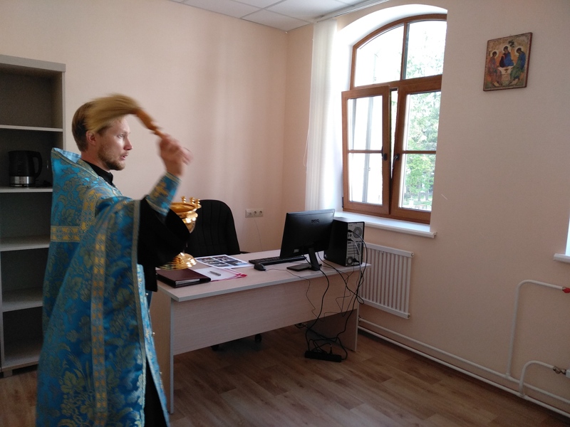 В храме Живоначальной Троицы в Троицке состоялось торжественное открытие и освящение нового здания для воскресной школы