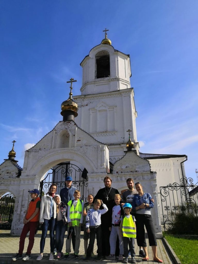 Паломнический велопробег воспитанников воскресной школы Троицкого храма села Троицкое