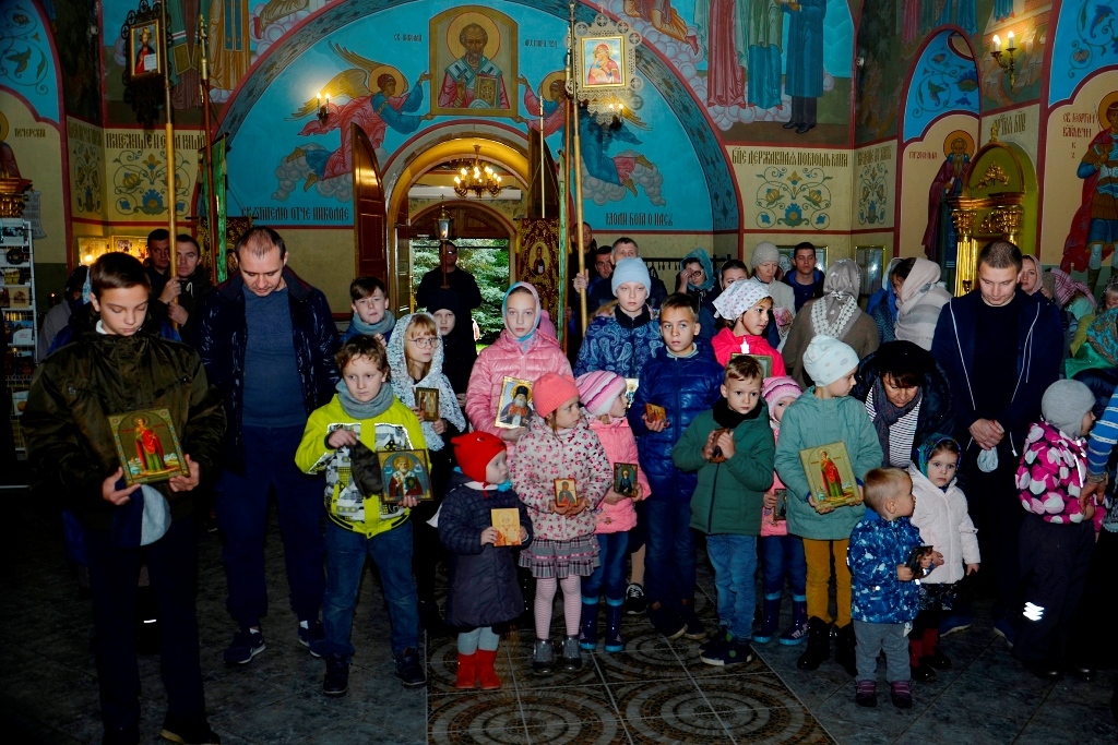Детская литургия в Никольском