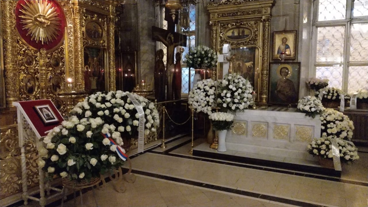 05 декабря протоиерей Сергий Киселев сослужил архиепископу Каширскому Феогносту в Богоявленском кафедральном соборе в Елохове