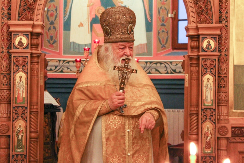 Чин малого освящения храма Воскресения Христова в д. Поповка