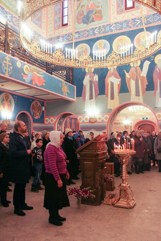 Чин малого освящения храма Воскресения Христова в д. Поповка