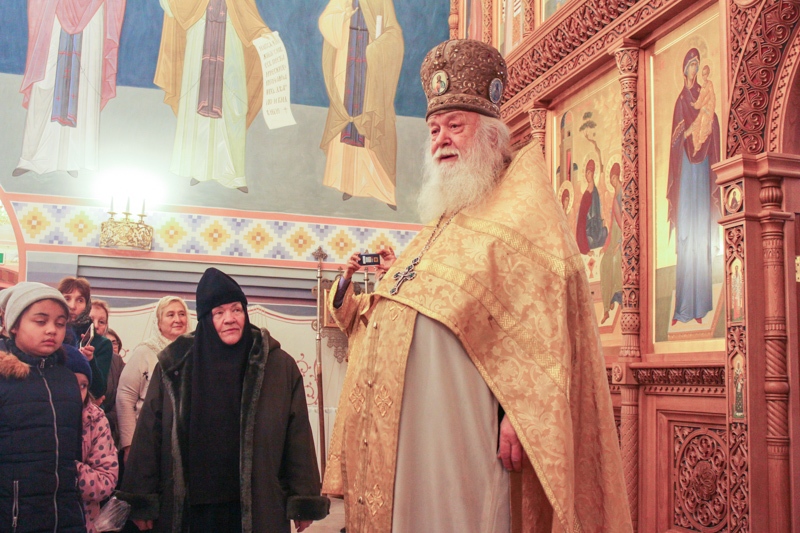 Чин малого освящения храма Воскресения Христова в д. Поповка