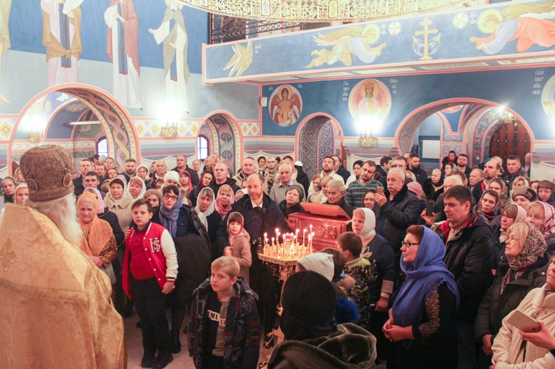 Чин малого освящения храма Воскресения Христова в д. Поповка