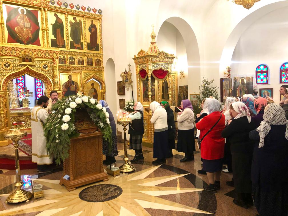 Рождество Христово в храме Воскресения Христова в Воскресенском