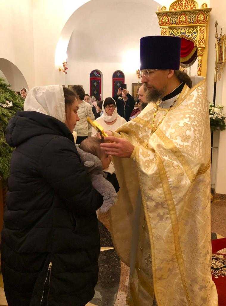 Рождество Христово в храме Воскресения Христова в Воскресенском