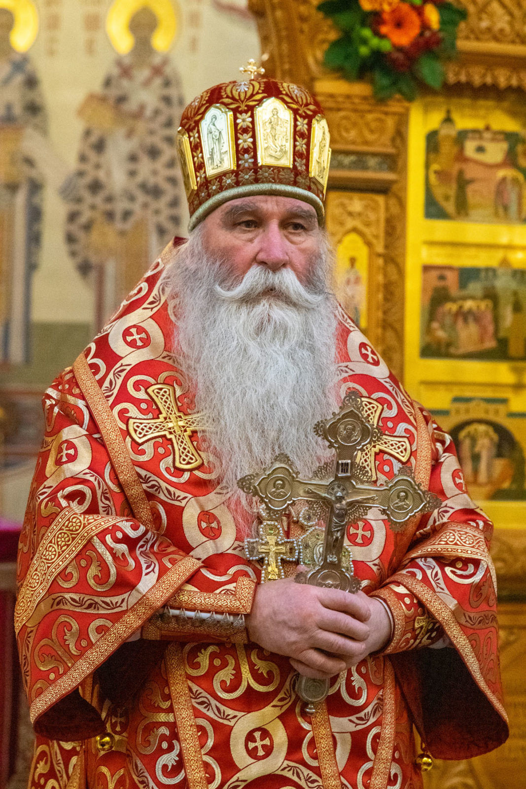 Епископ Дмитровский Феофилакт совершил Богослужение в храме Новомучеников и Исповедников на Бутовском полигоне.