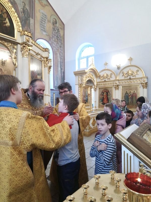 В храмовом комплексе в Щербинке состоялась детская Божественная литургия