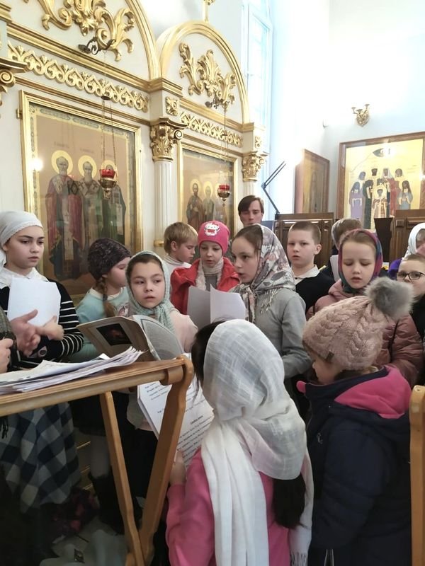 В храмовом комплексе в Щербинке состоялась детская Божественная литургия