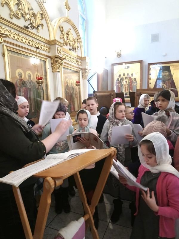 В храмовом комплексе в Щербинке состоялась детская Божественная литургия
