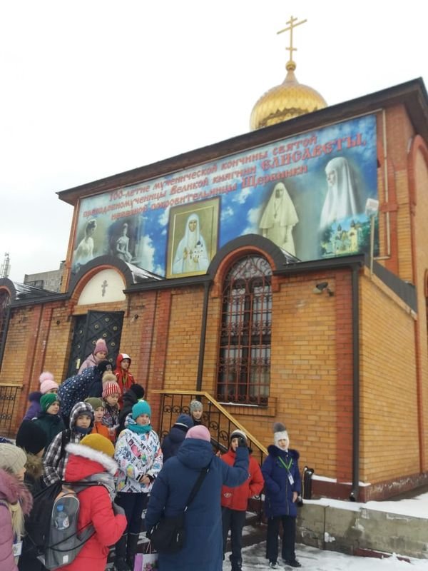 В храмовом комплексе в Щербинке был проведен практический урок «Структура Православного храма»