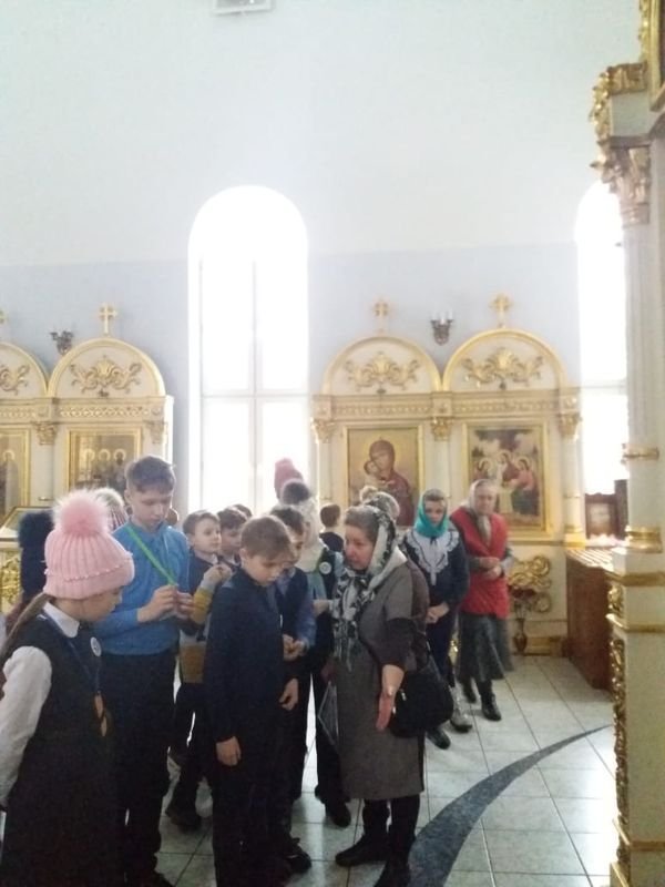 В храмовом комплексе в Щербинке был проведен практический урок «Структура Православного храма»