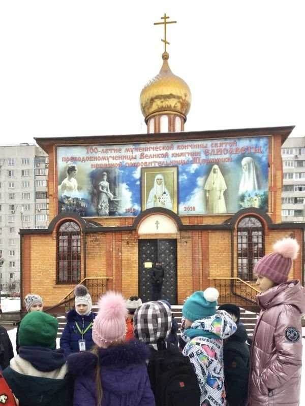 В храмовом комплексе в Щербинке был проведен практический урок «Структура Православного храма»