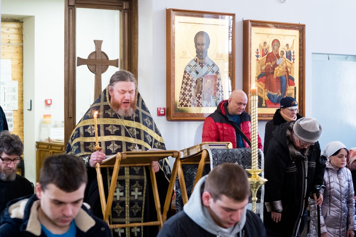 Пассия в храме Святой прпцц.Великой княгини Елисаветы в Щербинке в неделю Крестопоклонную