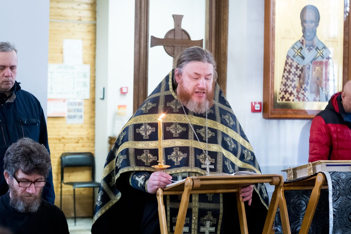 Пассия в храме Святой прпцц.Великой княгини Елисаветы в Щербинке в неделю Крестопоклонную