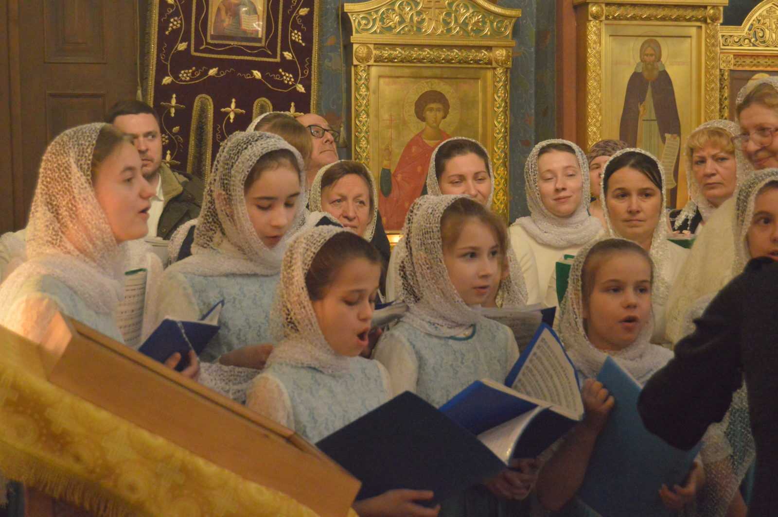Архиерейское богослужение в храме святителя Тихона