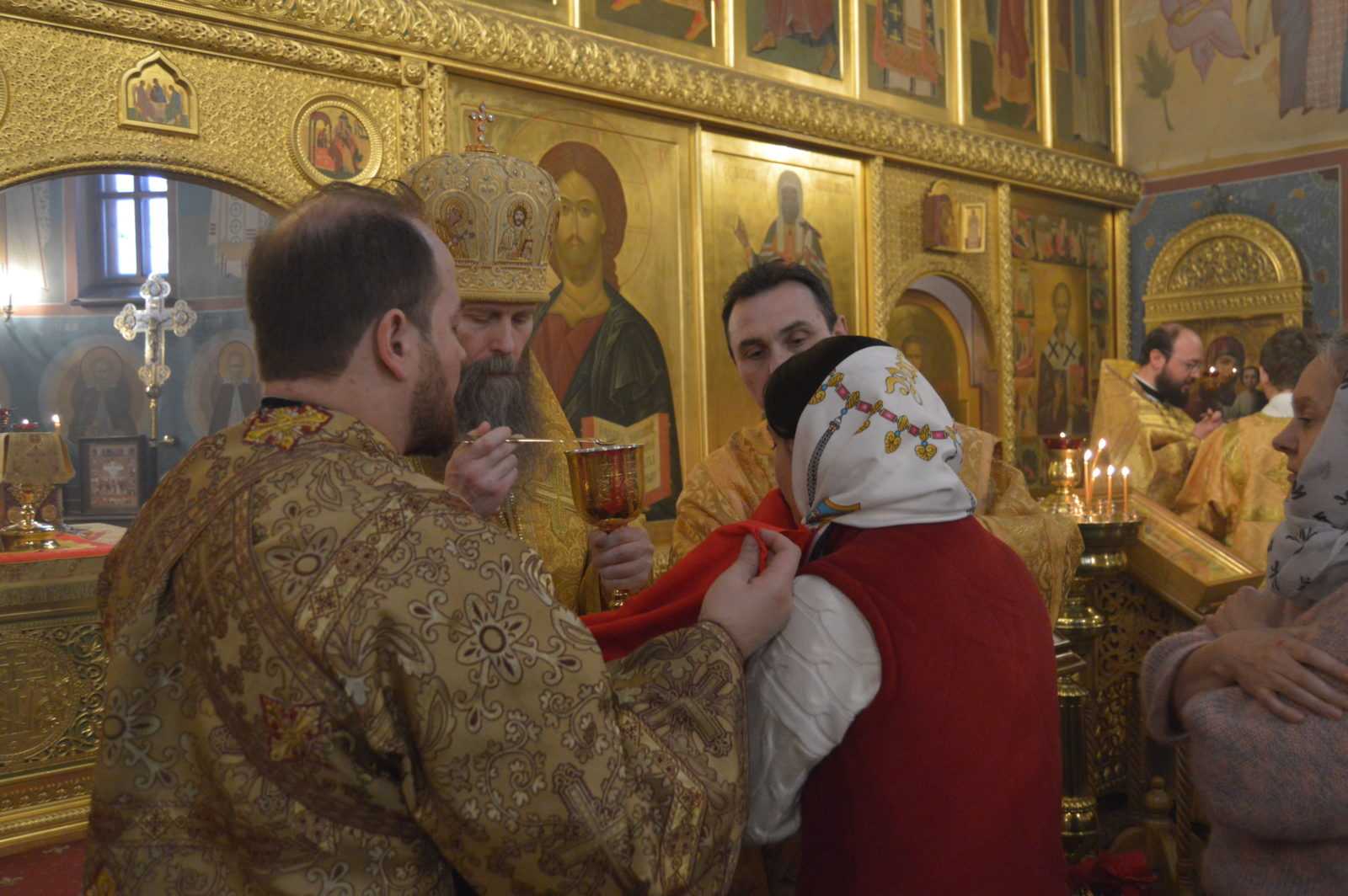 Архиерейское богослужение в храме святителя Тихона