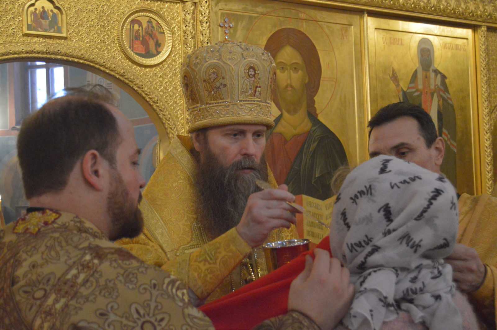 Архиерейское богослужение в храме святителя Тихона