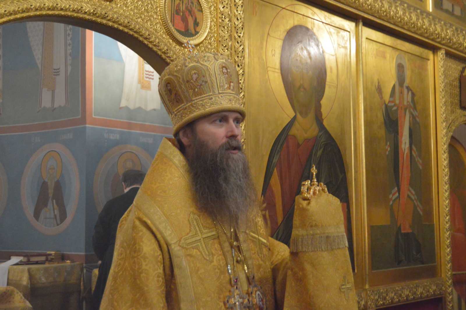 Архиерейское богослужение в храме святителя Тихона