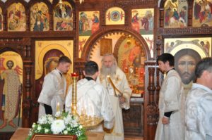 Управляющий викариатством Новых территорий г.Москвы архиепископ Каширский Феогност освятил храм св. равноап. Марии Магдалины в Говорово малым чином Управляющий викариатством Новых территорий г.Москвы архиепископ Каширский Феогност освятил храм св. равноап. Марии Магдалины в Говорово малым чином