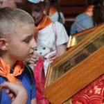 В храме вмц. Варвары и прп. Илии Муромца проходят экскурсии для детей летних лагерей общеобразовательных школ