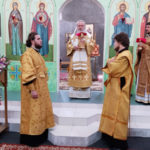 Управляющий викариатством архиепископ Каширский Феогност возглавил богослужение в храме св. блгв. кн. Александра Невского в Пыхтино