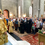Управляющий викариатством архиепископ Каширский Феогност возглавил богослужение в храме св. блгв. кн. Александра Невского в Пыхтино