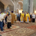 Управляющий викариатством архиепископ Каширский Феогност возглавил богослужение в храме св. блгв. кн. Александра Невского в Пыхтино