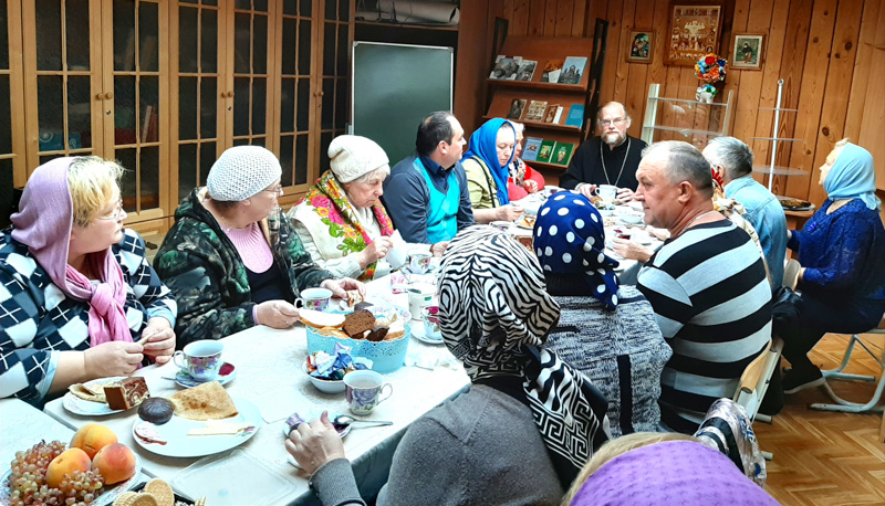 На территории Преображенского храма в г. Балашихе состоялась встреча «Замоскворецкого общества трезвости» и православной общины трезвости г. Балашихи