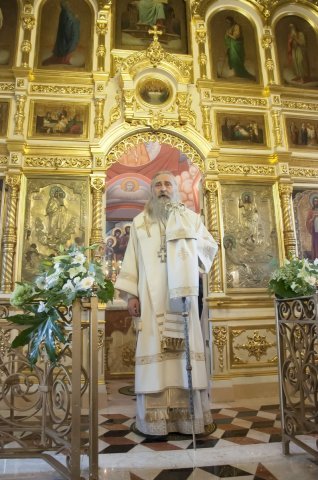 Управляющий викариатством архиепископ Каширский Феогност совершил Божественную Литургию в престольный праздник в храме Архангела Михаила и чуда его в Хонех в Былове