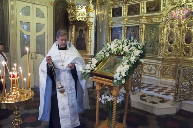 Управляющий викариатством архиепископ Каширский Феогност совершил Божественную Литургию в престольный праздник в храме Архангела Михаила и чуда его в Хонех в Былове