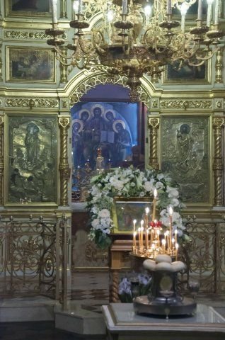 Управляющий викариатством архиепископ Каширский Феогност совершил Божественную Литургию в престольный праздник в храме Архангела Михаила и чуда его в Хонех в Былове