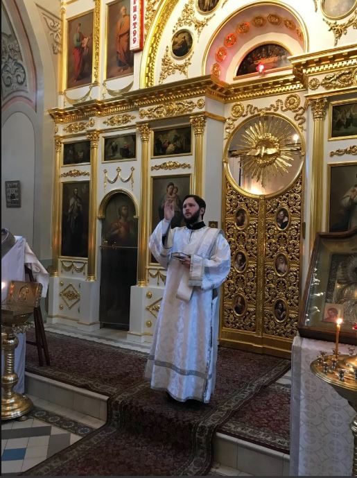 Протоиерей Сергий Киселев совершил Богоявленскую Божественную литургию в храме Святителя Николая в Здехово