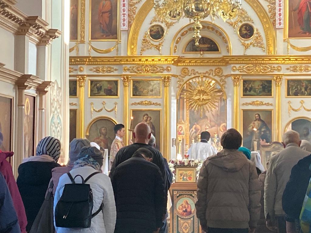 Протоиерей Сергий Киселев совершил Богоявленскую Божественную литургию в храме Святителя Николая в Здехово