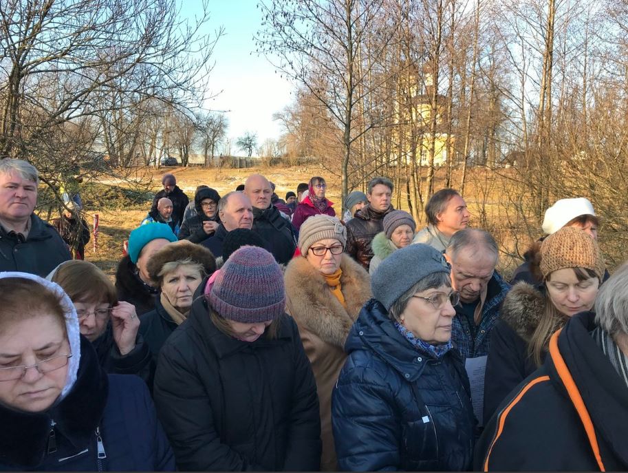 Протоиерей Сергий Киселев совершил Богоявленскую Божественную литургию в храме Святителя Николая в Здехово
