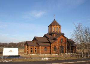 Храм Грузинской иконы Божией Матери в Марушкине (строящееся Патриаршее подворье)