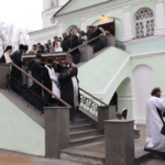 Отпевание протоиерея Сергея Махонина