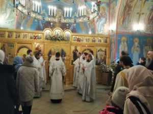Великое освящение храма Воздвижения Креста Господня в Крекшино