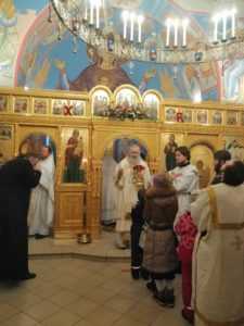 Великое освящение храма Воздвижения Креста Господня в Крекшино