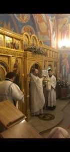 Великое освящение храма Воздвижения Креста Господня в Крекшино