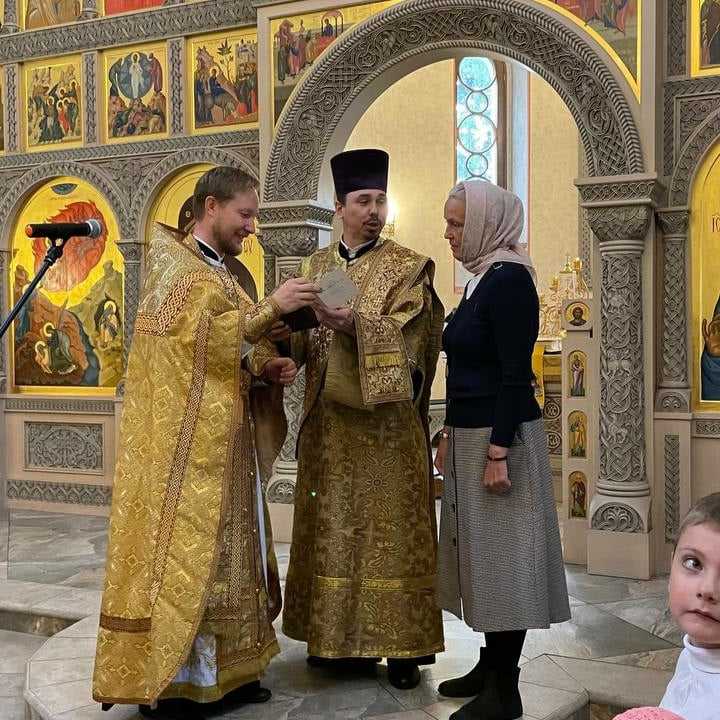 Награждение медалью Русской Православной Церкви «Патриаршая благодарность»