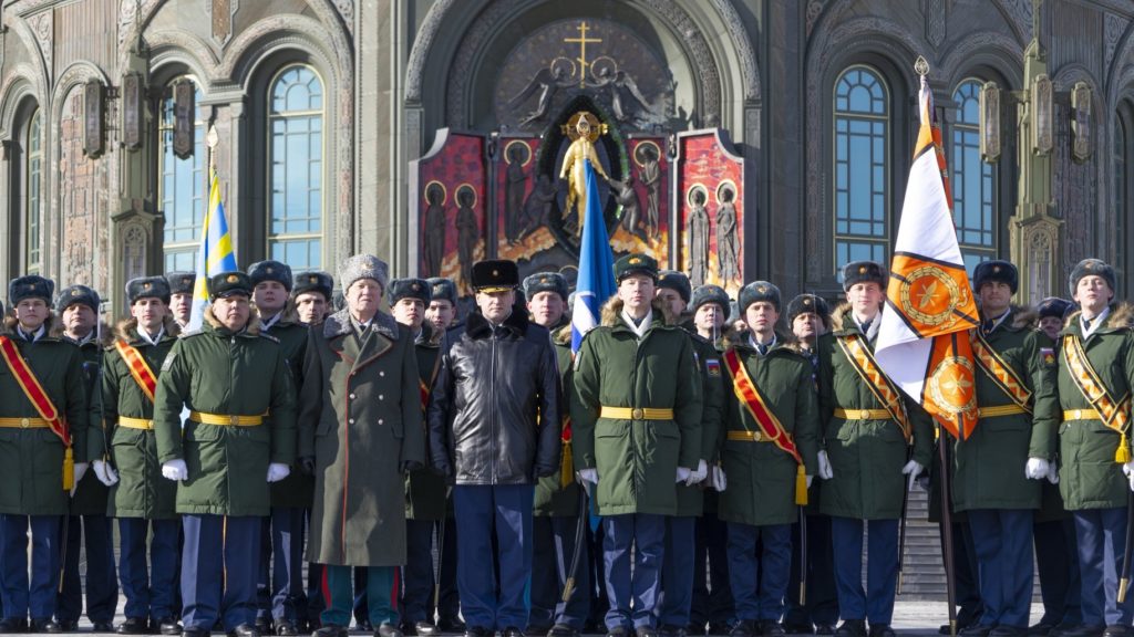 Торжественное освящение Боевого знамени Торжественное освящение Боевого знамени