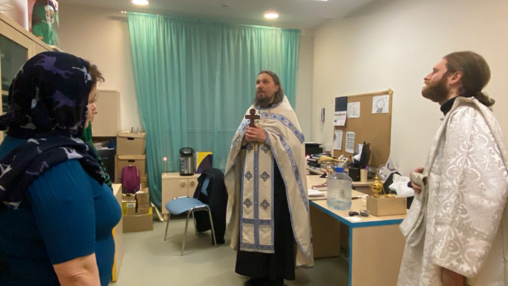 Освящение детского сада в «Скандинавии»