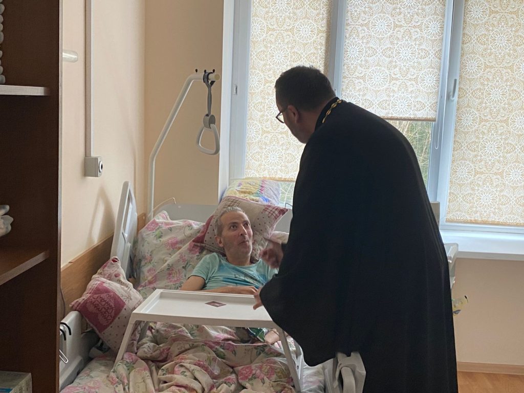 Пасхальное поздравление в Вороновской больнице Пасхальное поздравление в Вороновской больнице
