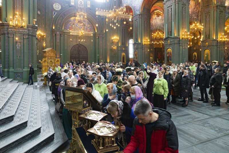 Святейший Патриарх Московский и всея Руси Кирилл совершил Божественную Литургию в Главном храме Вооруженных сил РФ Святейший Патриарх Московский и всея Руси Кирилл совершил Божественную Литургию в Главном храме Вооруженных сил РФ