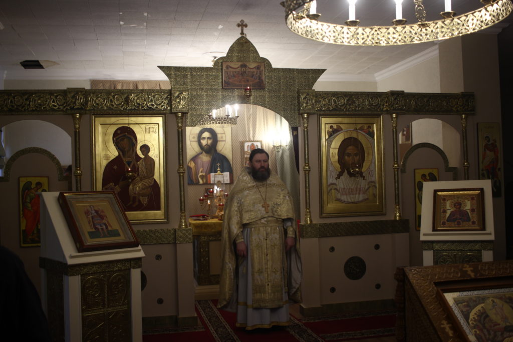 Божественная литургия в Севастопольской бригаде