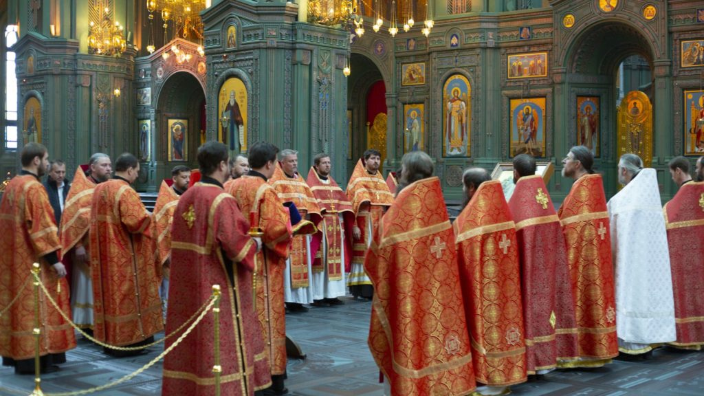 Богослужение в честь Учителей Словенских