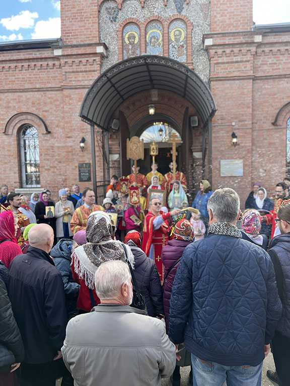 Пасхальный праздник в Казанском храме Сосенках