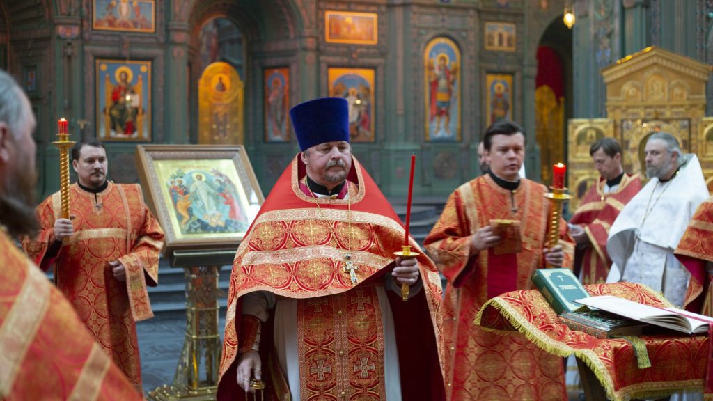 Богослужение в честь Учителей Словенских