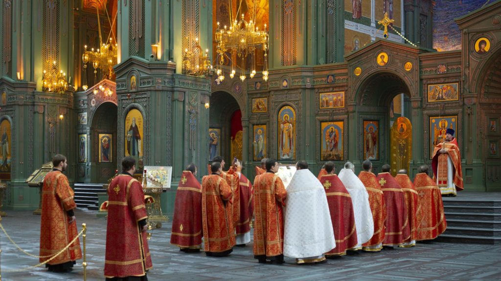 Богослужение в честь Учителей Словенских